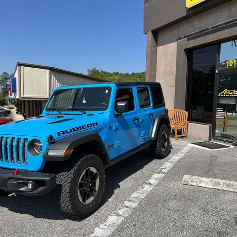 Jeep Rubicon at our shop