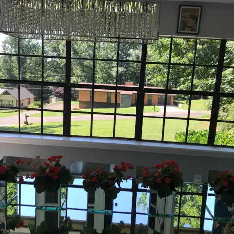 Office window wall